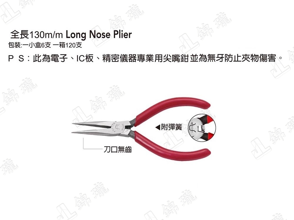 電子迷你尖嘴鉗附彈簧