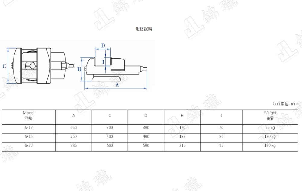 Shaper Use 鉋床虎鉗