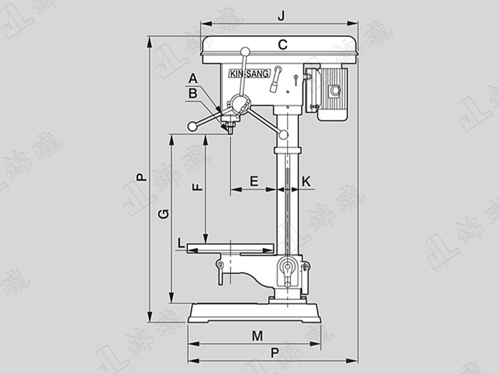 KSD-13 1/2" 鑽床